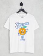 Only Squeeze The Day T-shirt In White