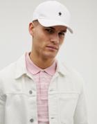 French Connection Crown Baseball Cap-white