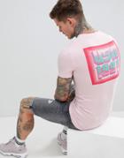 Asos Design Muscle T-shirt With Usa Back Print - Pink
