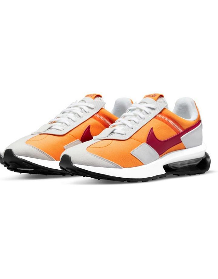 Nike Air Max Pre-day Sneakers In Orange And Red-yellow