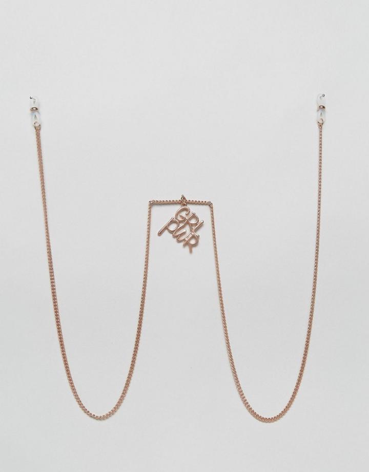 Monki Sunglasses Chain - Copper