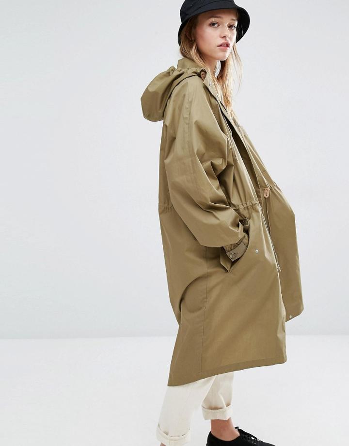 Weekday Longline Parka - Green