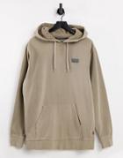 Vans Colour Multiplier Vintage Wash Hoodie In Taupe-neutral