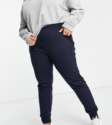 In The Style Plus X Siannise Fudge Sweatpants In Navy