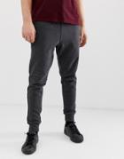 Allsaints Cuffed Jogger In Gray With Ramskull Logo
