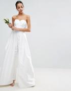 Asos Bridal Jumpsuit - White