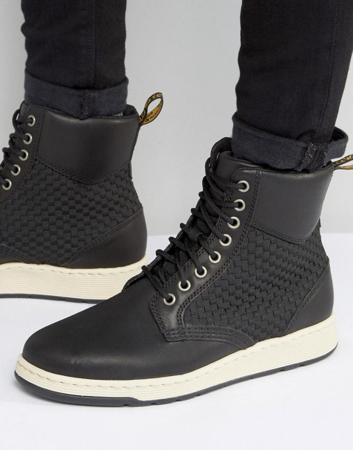 Dr Martens Rigal 8 Eye Boots - Black