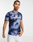 Hollister T-shirt With Large Logo In Blue