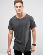 Jack & Jones Originals T-shirt In Extreme Oversized Fit With Cut And Sew Detail - Gray