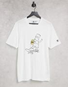 Adidas Originals X Simpson Bart Squishee T-shirt In White