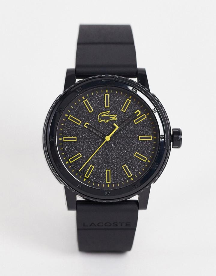 Lacoste Silicone Watch In Black 2011089