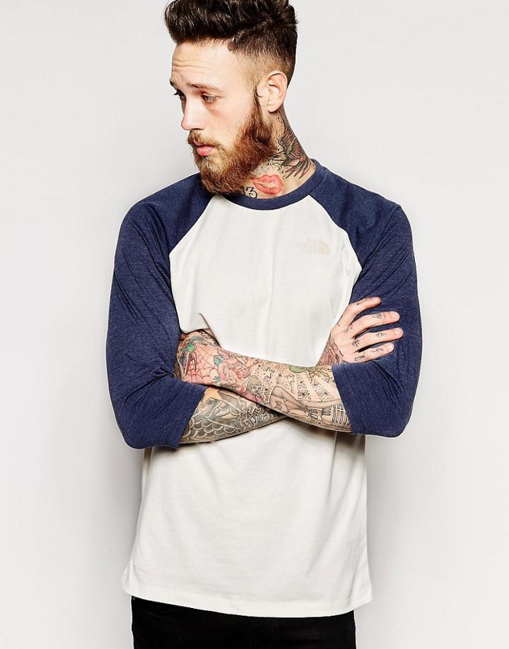 The North Face T-shirt With 3/4 Sleeve - White
