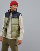 The North Face 1996 Retro Nuptse Tank In Green - Green