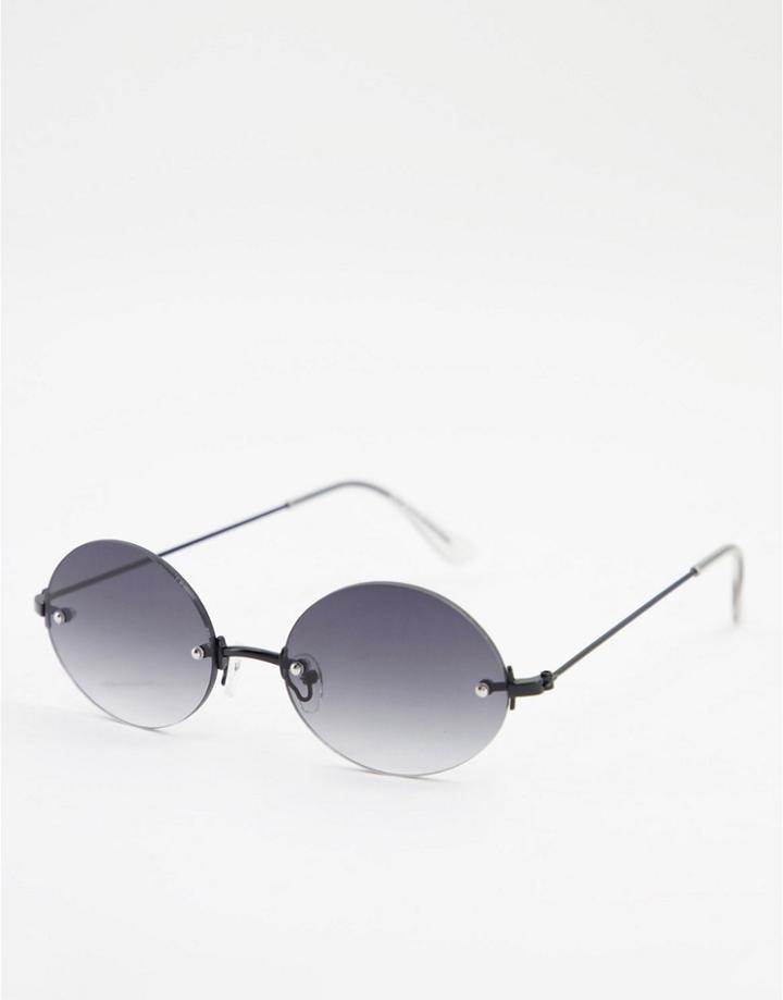 Aj Morgan Round Lens Sunglasses-black