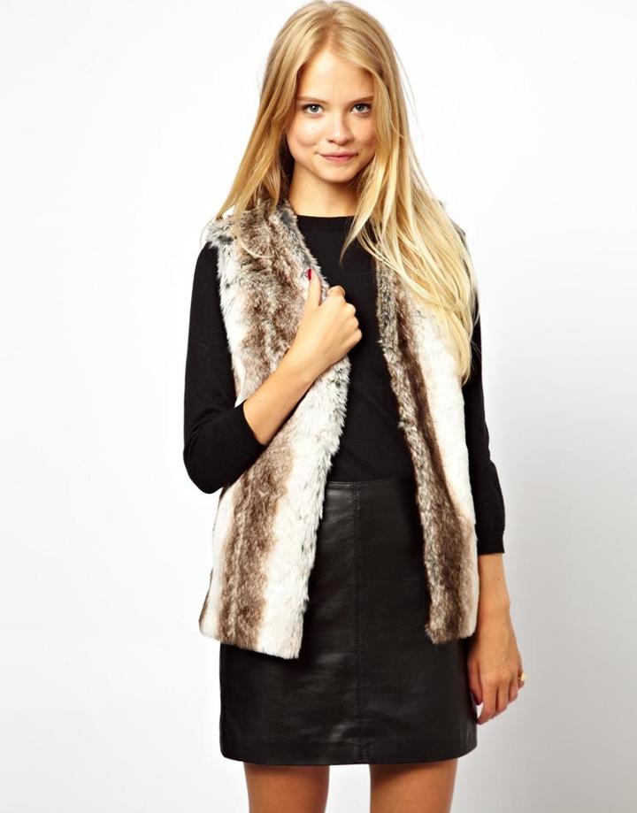 Asos Faux Fur Gilet