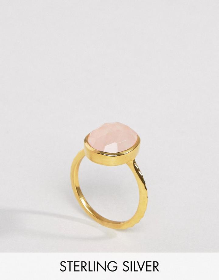 Carrie Elizabeth Organic Semi Precious Ring - Gold