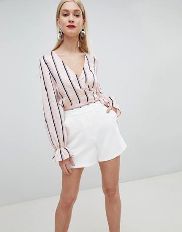 Lipsy Tailored Shorts - White