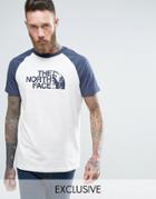 The North Face Raglan Sleeve T-shirt Exclusive - White