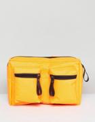 7x Nylon Mesh Crossbody Bag - Orange