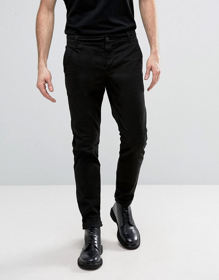 Allsaints Slim Fit Chino - Black
