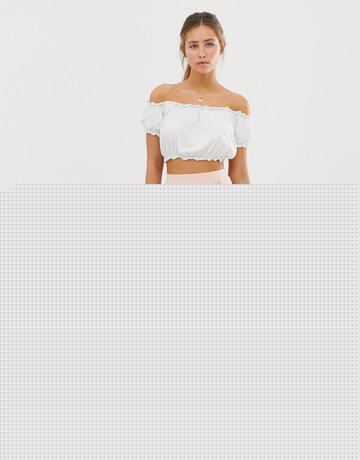 Asos Design Two-piece Check Knitted Midi Skirt-green