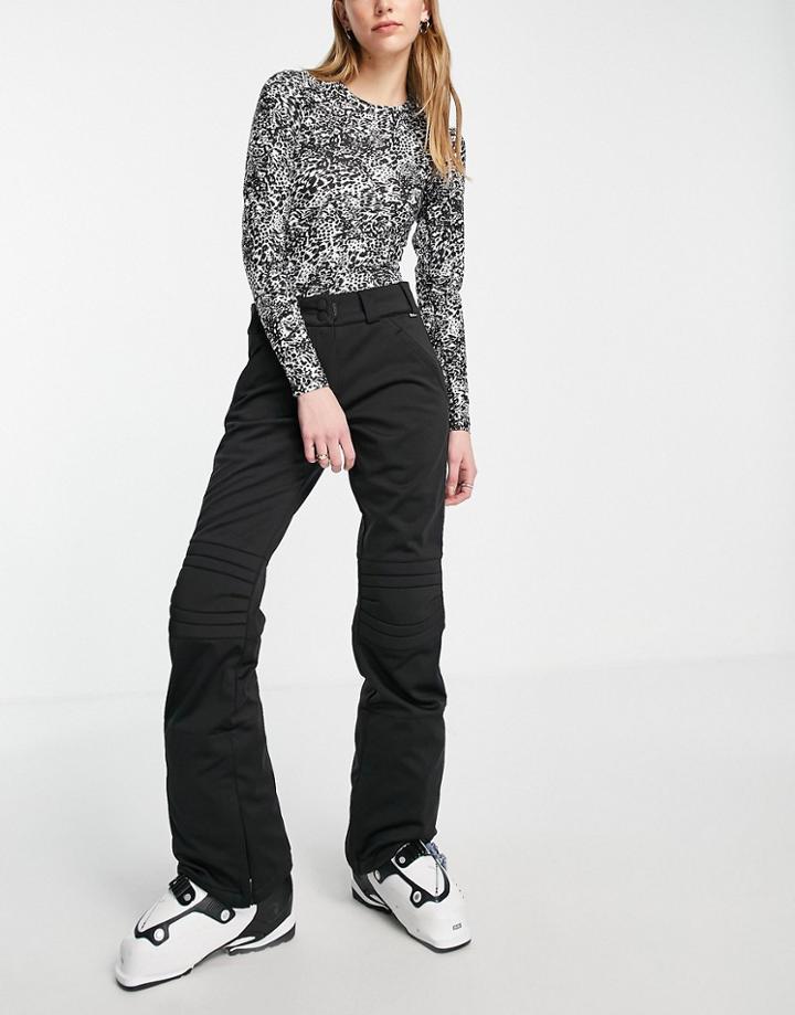 Surfanic Twiggy Technical Slim Fit Stretch Ski Pants In Black