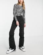 Surfanic Twiggy Technical Slim Fit Stretch Ski Pants In Black