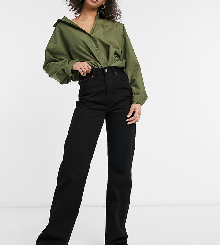 Dr Denim Tall Echo Relaxed Fit Jeans In Black