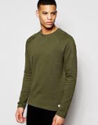 Pull & Bear Sweatshirt In Khaki - Khaki