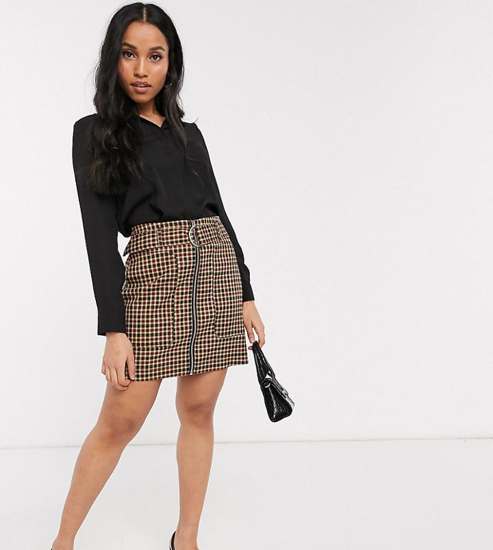 Asos Design Petite Soft Long Sleeve Shirt In Black