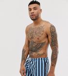 Ellesse Cozza Stripe Short In Navy Exclusive At Asos