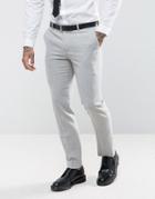Harry Brown Slim Fit Donegal Nep Suit Pants - Gray