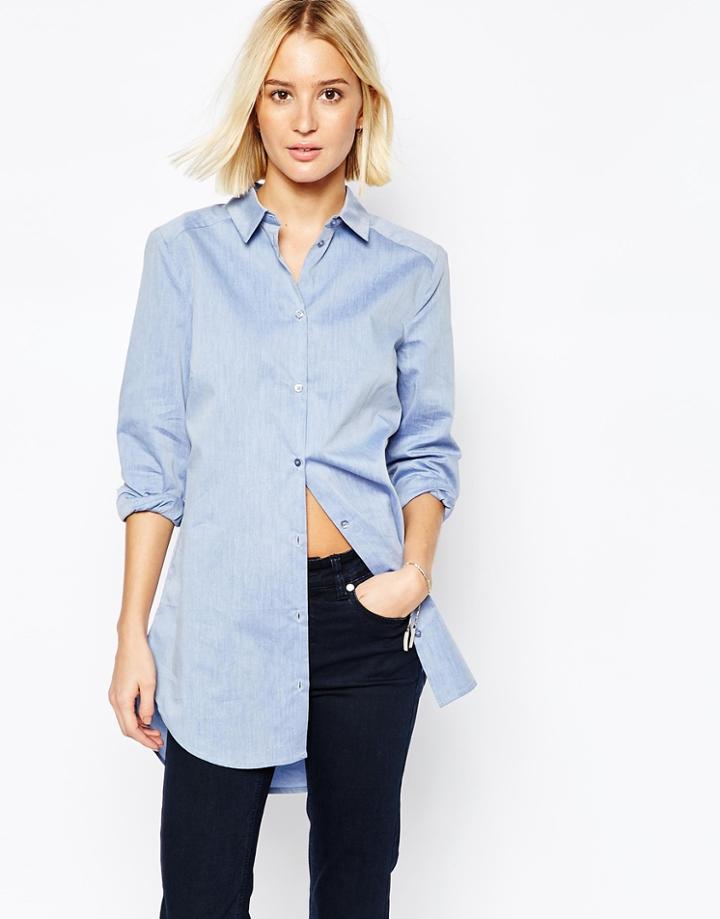 Gestuz Teresa Tailored Shirt - Light Blue