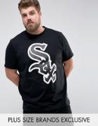 Majestic Plus Mlb White Sox T-shirt In Black - Black