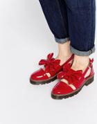 Asos Marble Flat Shoes - Red