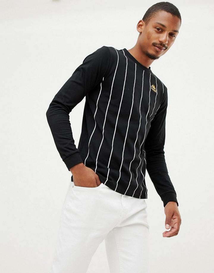 Kappa Solis Authntic Long Sleeve T-shirt - Black