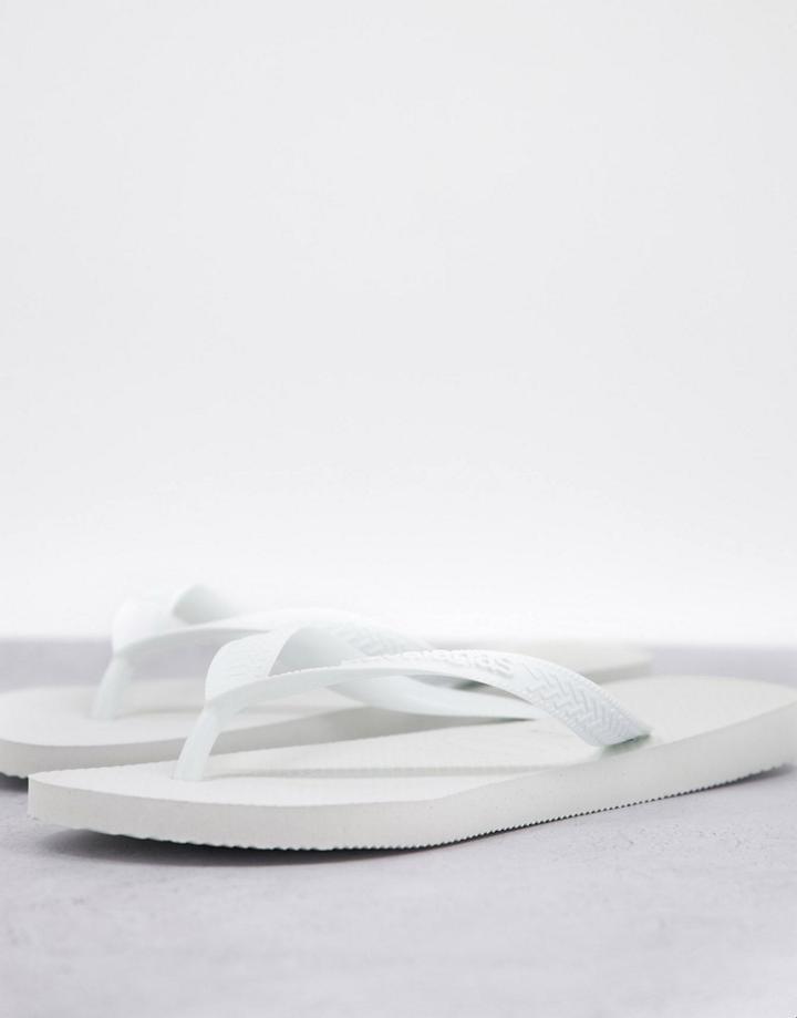 Havaianas Classic Top Flip Flops In White