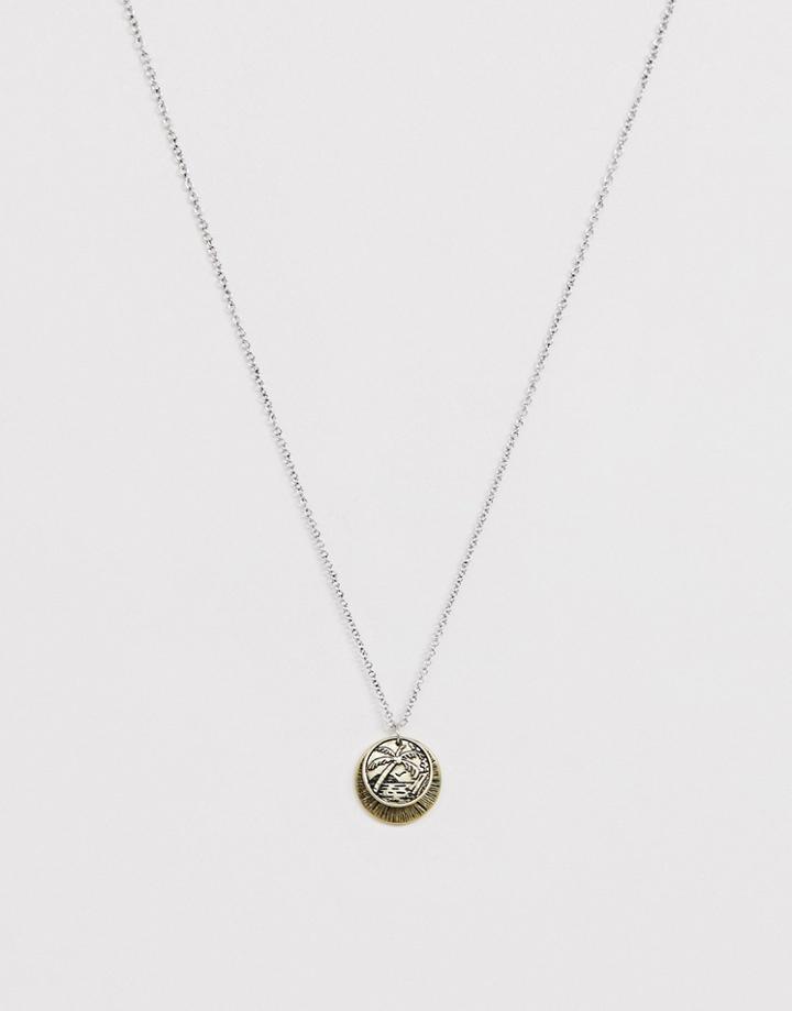 Classics 77 Circle Pendant Necklace In Silver - Silver