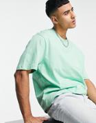 River Island Oversized T-shirt In Light Green