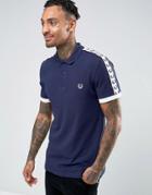 Fred Perry Sports Authentic Polo Shirt In Navy - Navy