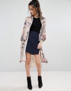 Only Floral Printed Kimono - Multi