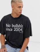 Cheap Monday No Bs T-shirt - Black