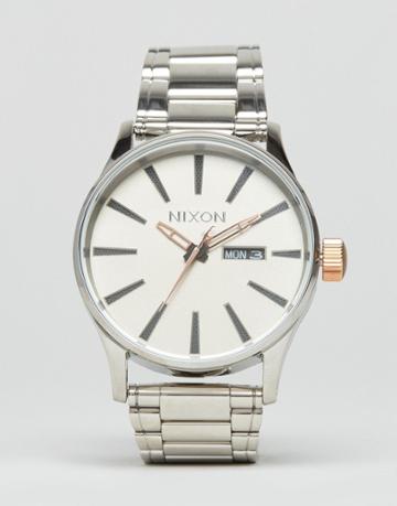 Nixon X Star Wars Captain Phasma Sentry Ss Watch - Silver