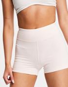 Asos 4505 Icon Booty Short In Cotton Touch-pink
