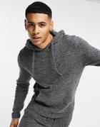 Asos Design Soft Knit Sweater In Light Gray - Part Of A Set