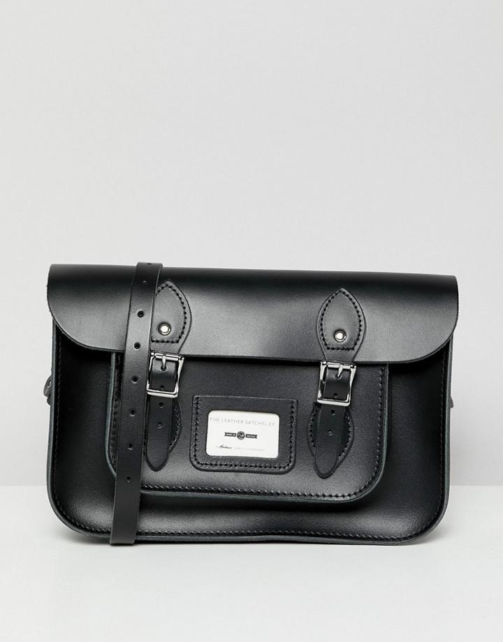 The Leather Satchel Company 12.5 Classic Satchel - Black
