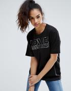 Love Moschino We Are Not Alone T-shirt - Black