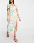 Billabong Jet Set Beach Maxi Dress In Multi Floral