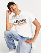 Ellesse Chest Logo T-shirt In White
