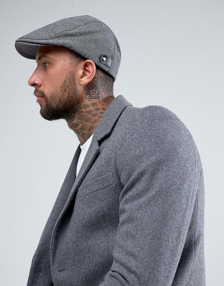 Ted Baker Flat Cap - Gray